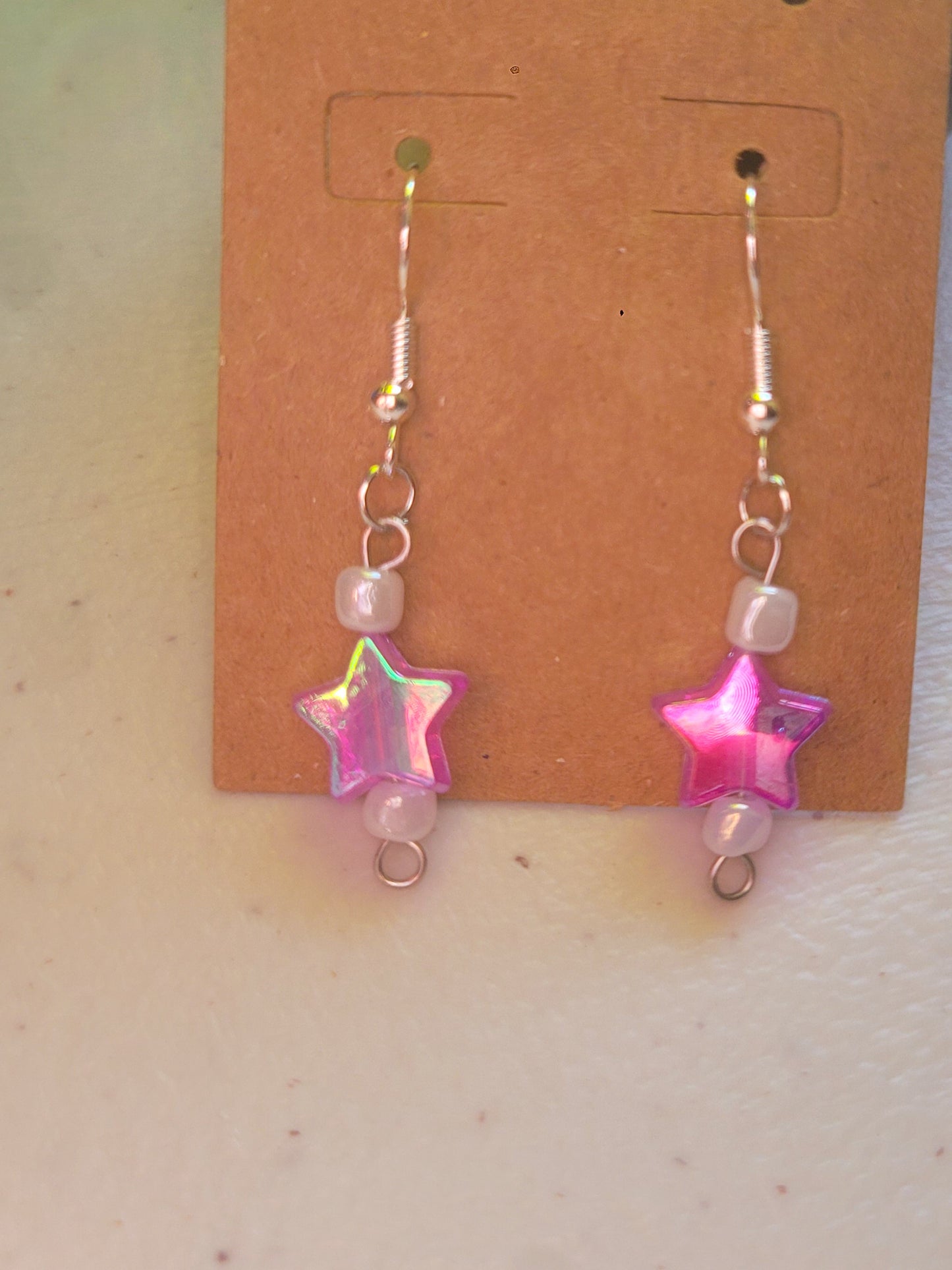 Star Bead Earrings
