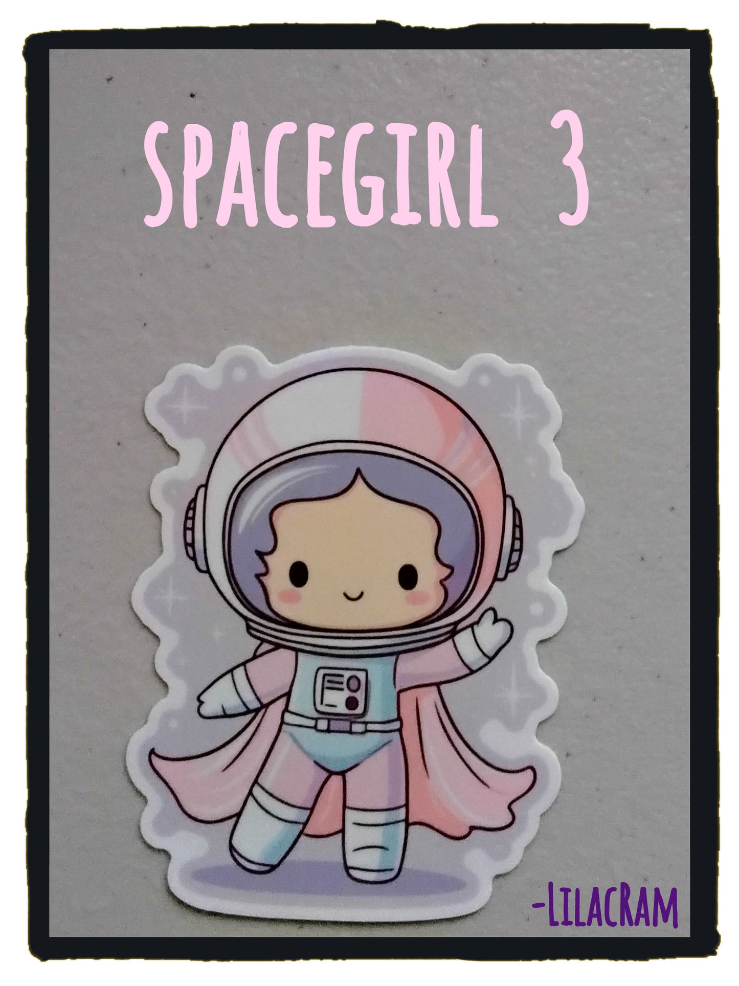 Spacegirl 3 Sticker