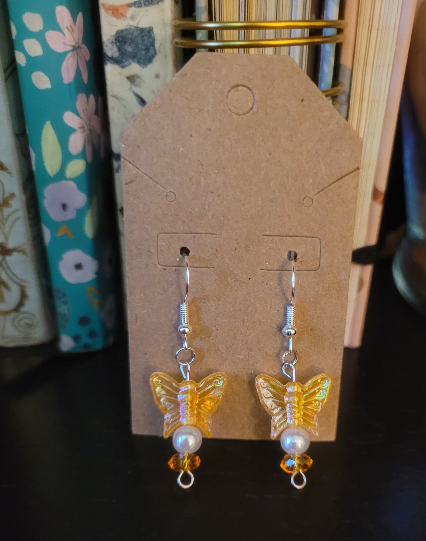 Butterfly Bead Earrings