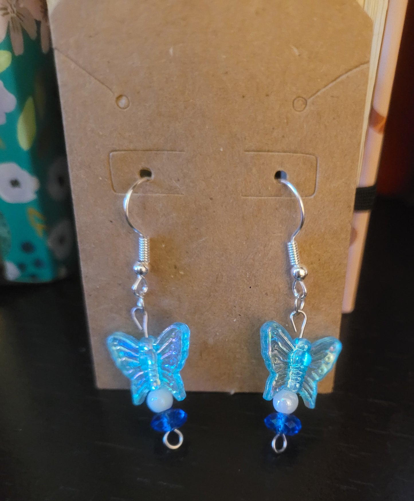 Butterfly Bead Earrings