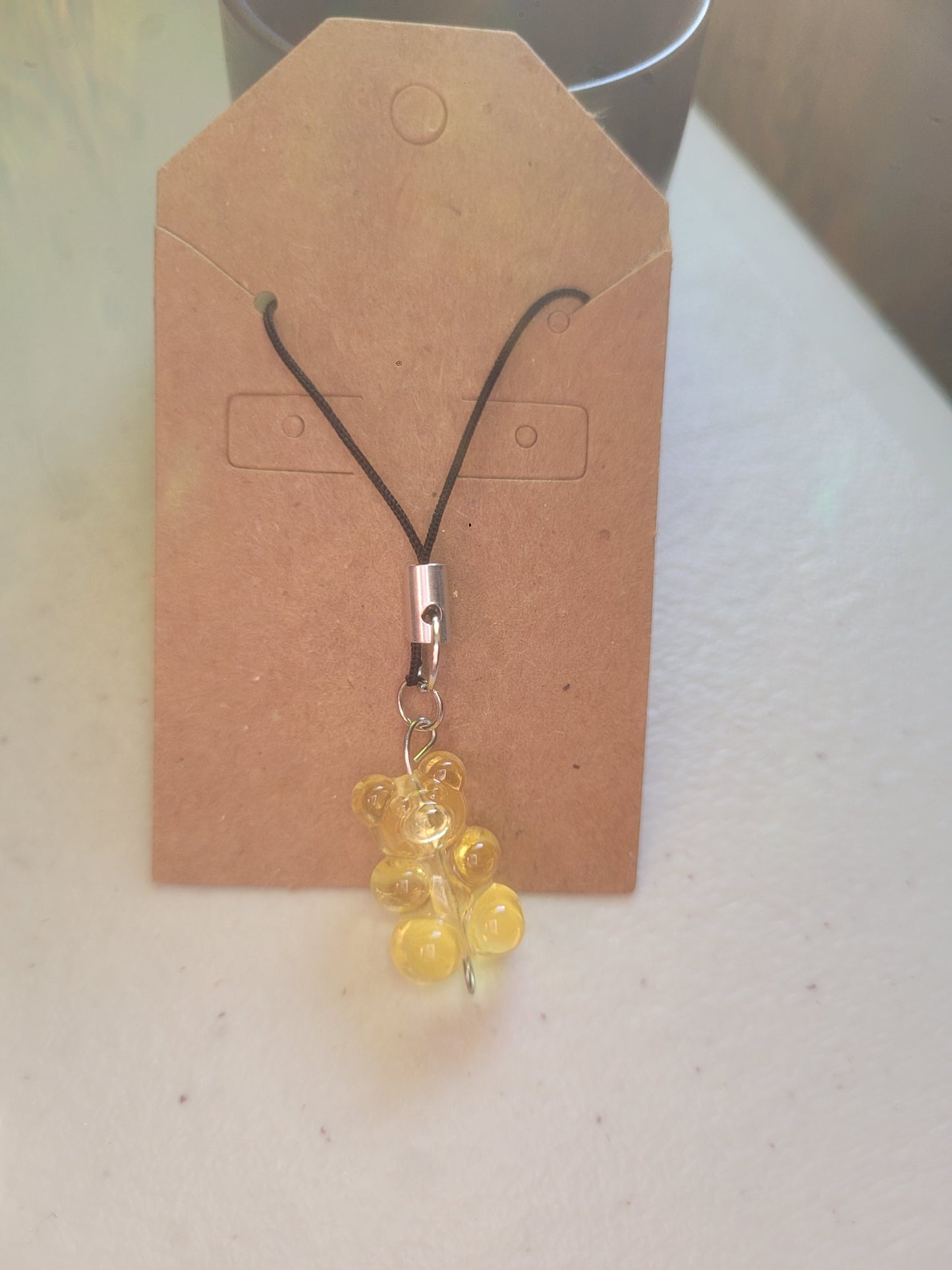 Gummy bear phone charms