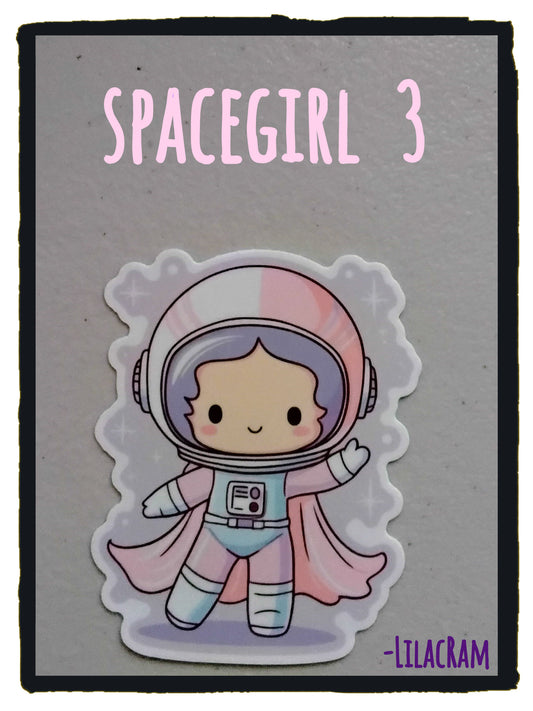 Spacegirl 3 Sticker